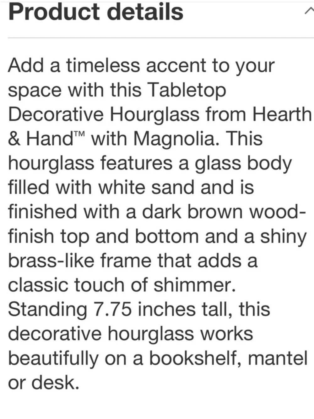 Hearth & Hand Magnolia 7.75